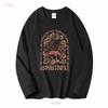 New Spiritbox Band Black Cotton T Shirt Sp80612 Long Or Short Sleeves Vintage Washed Streetwear Comfortable Versatile Slightly