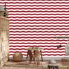Red Stripes Wallpaper, Red Background for Living Room and Bedroom 50x1000