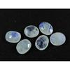 10X12MM натуральный радужный лунный камень шахматной огранки овальный россыпью драгоценный камень 6 шт лот RML-971
