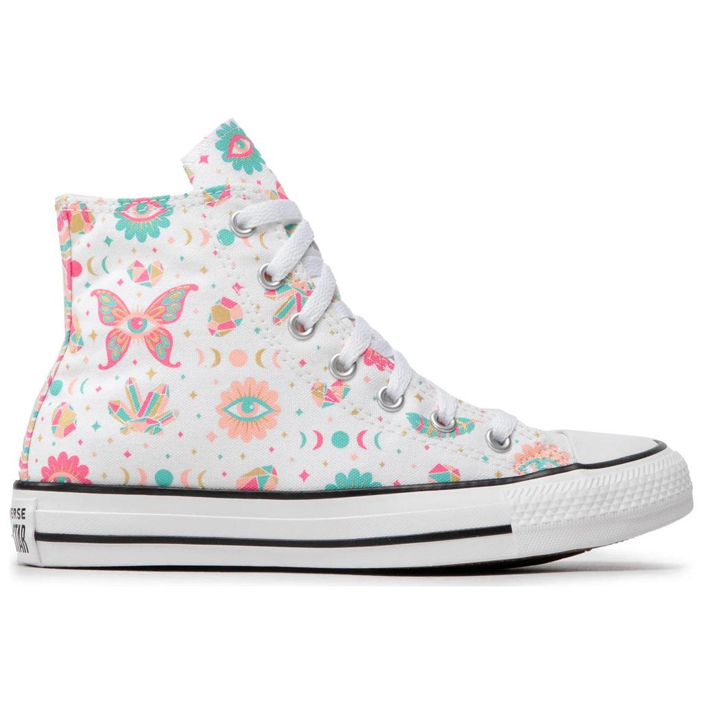 Converse Chuck Taylor All Star Lightweight Comfortable High Top Canvas Shoes Unisex Sneakers White Multicolor A00925C