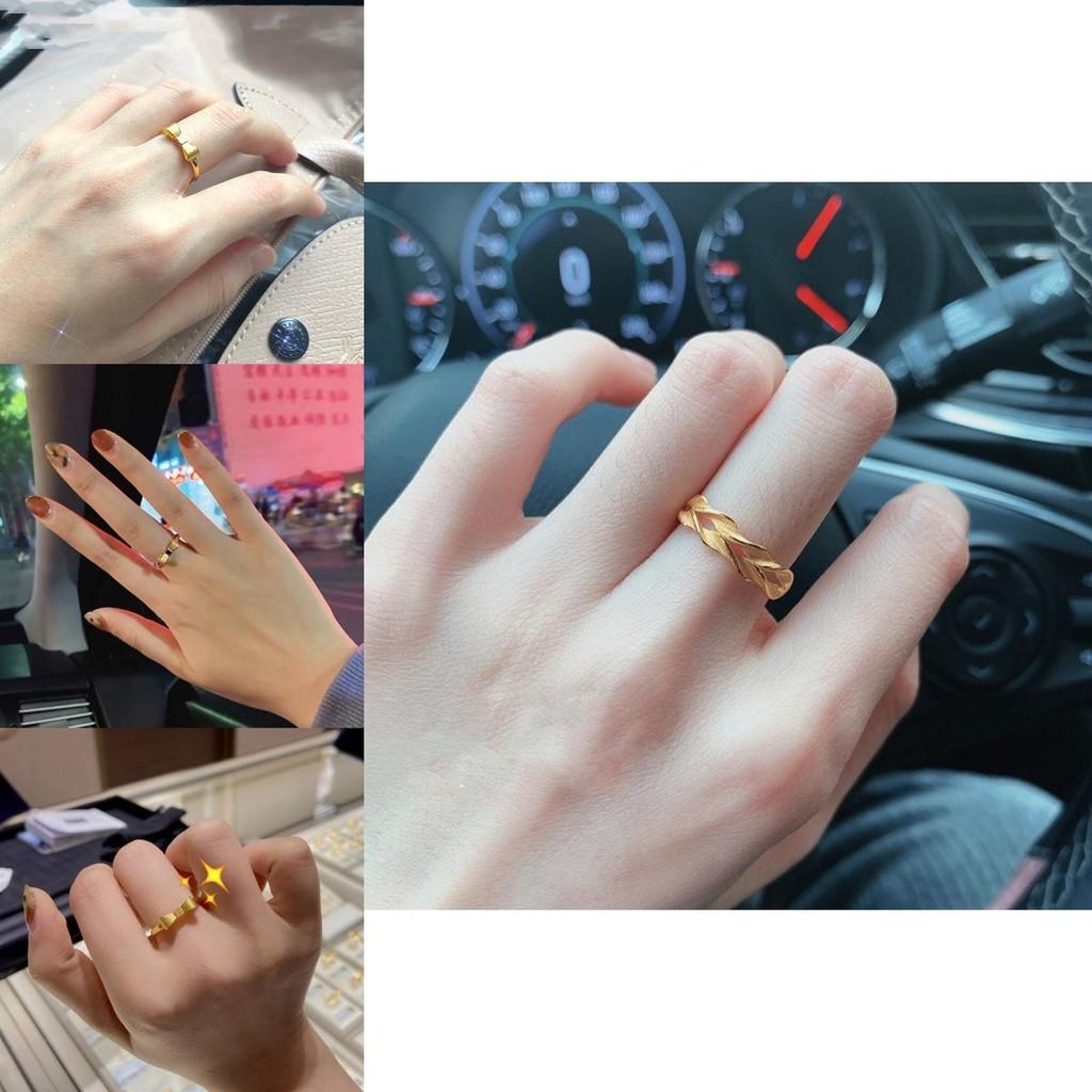 Изящное кольцо-бантик с покрытием из латуни золотого цвета, красивый витой дизайн, регулируемый размер для дам