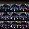 Car Universal 38cm Steering Wheel Covers Auto Interior Cars Leather Protective Cover Four- Universal Steering Wheel Cover