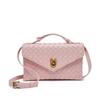 New Handwoven Small Square Bag Fashionable Women's Handbag Briefcase Large Capacity Shoulder Messenger Bag