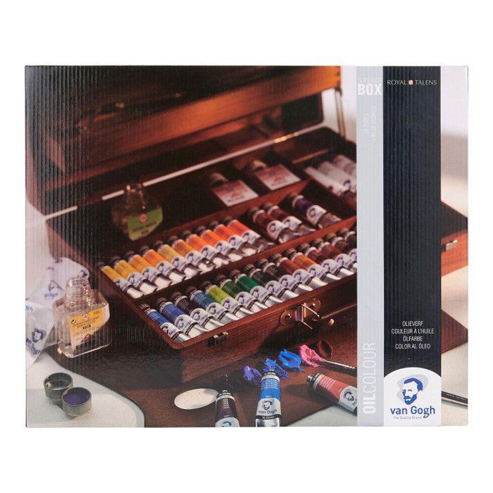 Coffret de peinture - Van Gogh - Superior Huile super-fine - 32 tubes - Accessoires inclus - Multicolore
