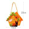 1-6PCS Halloween Trick or Treat Candy Bag for Kids Felt Pumpkin Gift Tote Bag Holiday Party Halloween Decorations Accessories