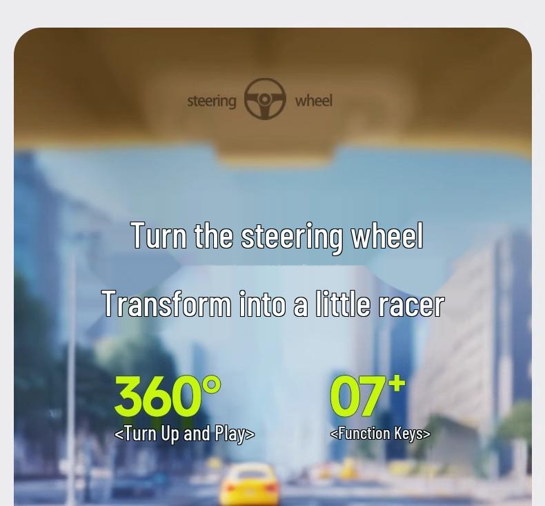 Игрушечный руль для второго пилота для малышей - Имитация автомобиля для раннего развития, Идеально подходит для 3-летних мальчиков - Идеальный подарок на День защиты детей