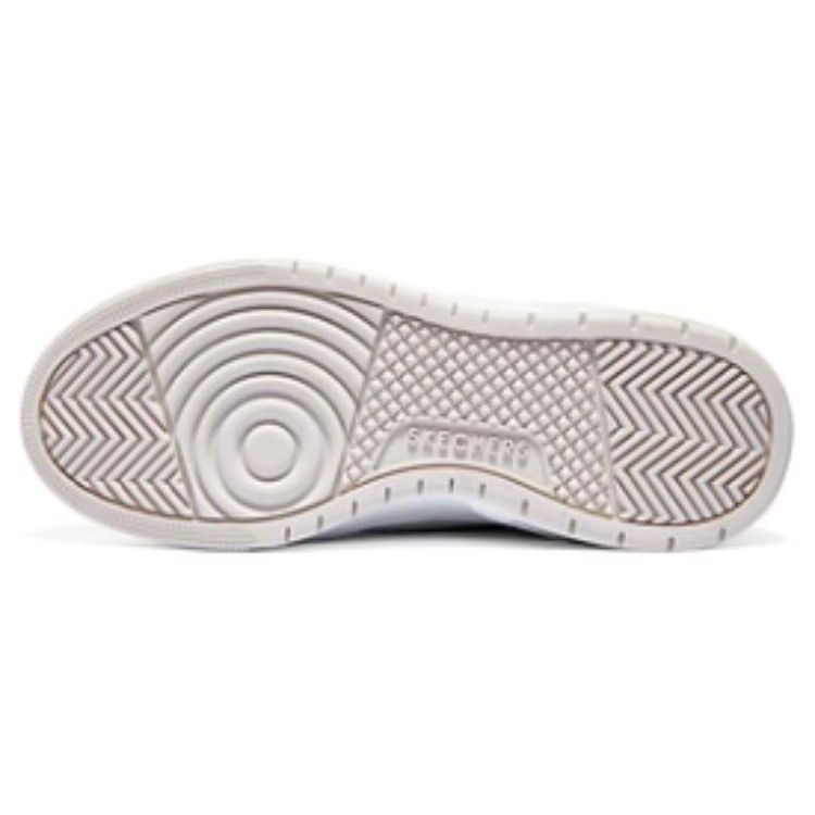 Skechers Кожаная Ткань Синтетическая Кожа Нубук Повседневные Универсальные Износостойкие Дышащие Низкие Кеды Женские Белые 177710-WHT