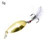 4,5 см металлическая мини-рыболовная искусственная ложка приманка воблер рыбная приманка для плавания снасти