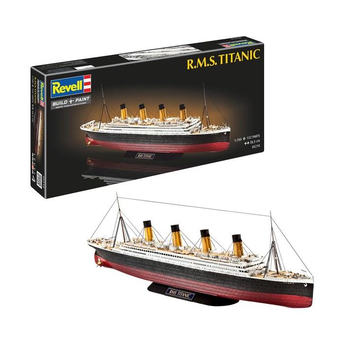 Revell 1/700 R.M.S. Titanic 05210 Plastic Model Kit, Pre-Colored, Small