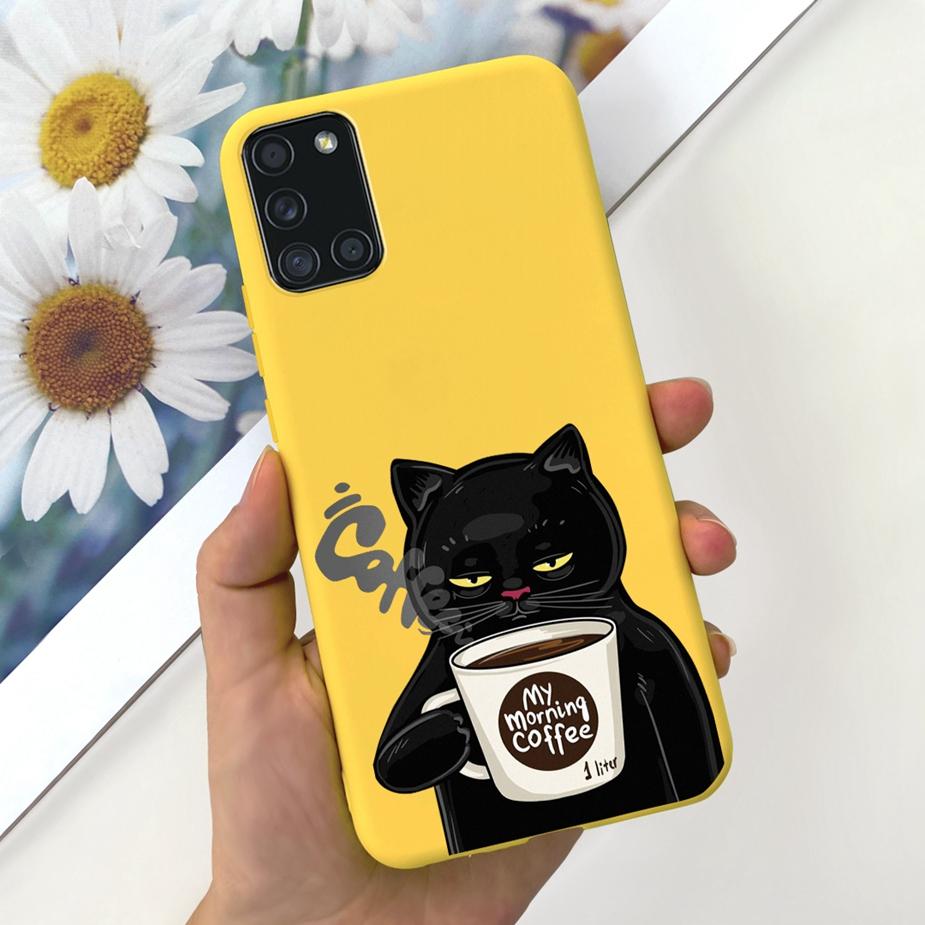 For Samsung Galaxy A51 A71 Case A515F A715F Cute Fashion Cartoon Painted Phone Case For Samsung A51 A 31 41 71 Soft Cover Bumper