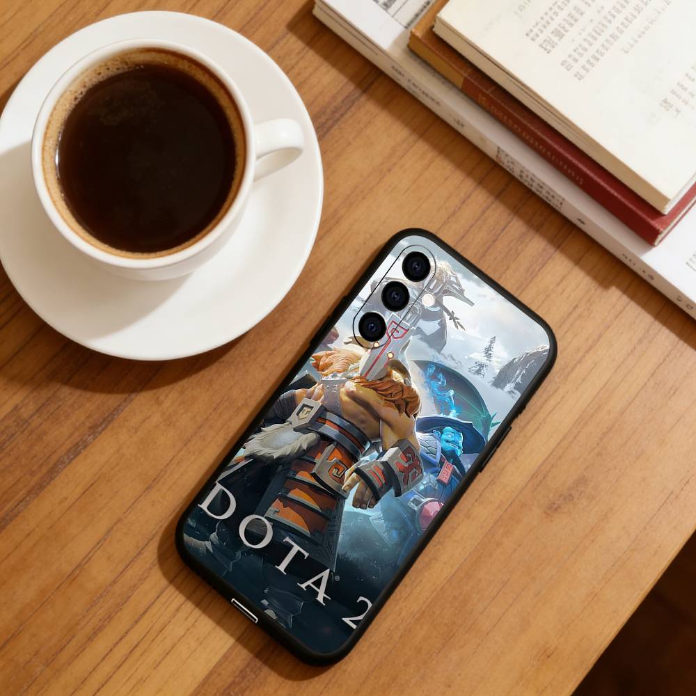Чехол для телефона Dota 2 для Samsung Galaxy A73, A72, A71, A70, A53, A52, A51, Мягкий силиконовый черный чехол