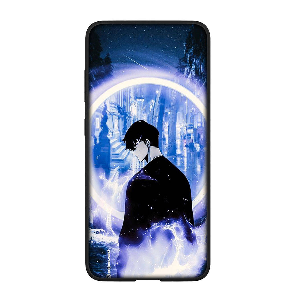Phone Case for iPhone 17 16 15 Plus Huawei P30 P20 Lite Redmi Note 14 12 11 13 Pro Max OPPO A60 A80 A40 A18 A38 Solo Leveling Anime Sung Jin woo Cover