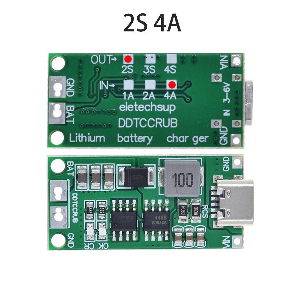 8,4 В, 12,6 В, 16,8 В, литий-ионное зарядное устройство, 18650, модуль повышения зарядки литиевой батареи 2S, 3S, 4S, повышающая плата