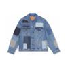 Мужская джинсовая куртка пэчворк Levis SS22 Куртка Синяя A2267-0000