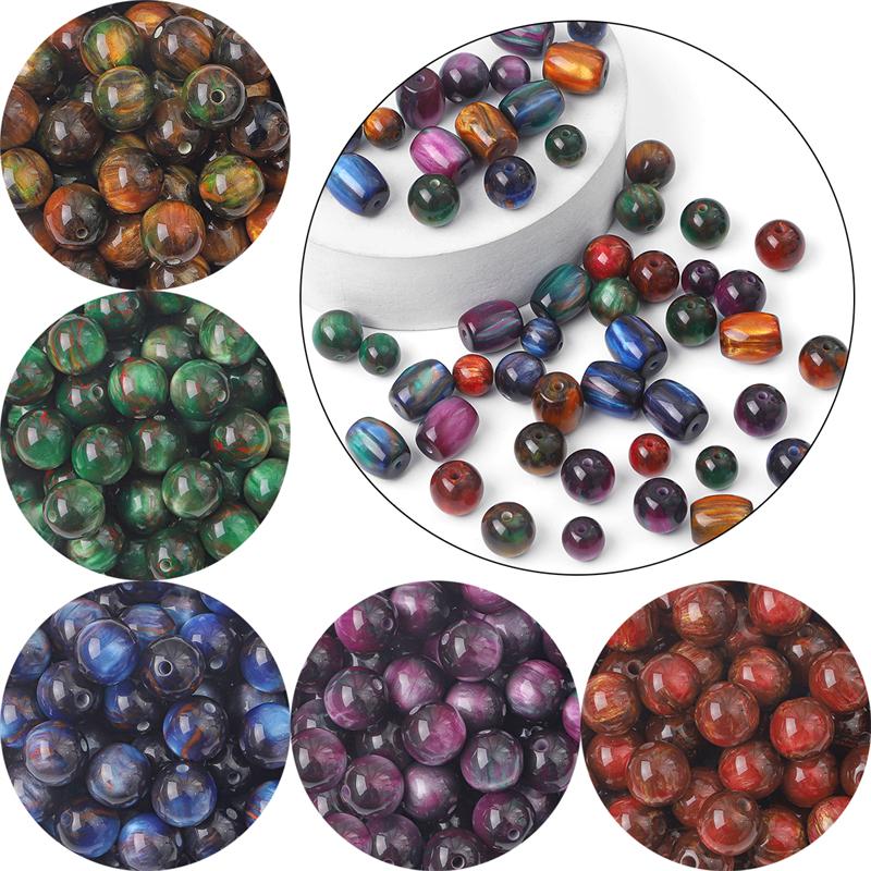 Бусины из смолы, стример, звездное небо, окрашенные в виде ореола бусины для DIY, ожерелье, браслет, серьги, изготовление ювелирных изделий, аксессуары для рукоделия