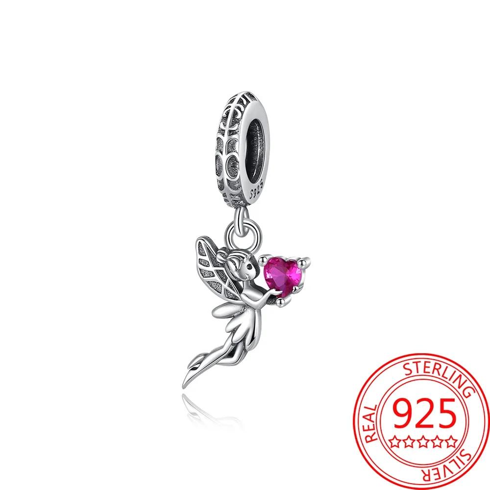 Exquisite Copper Little Monkey Embracing Red Heart Pendant Fit Bracelet Necklaces Party Pairing With Handmade Gifts