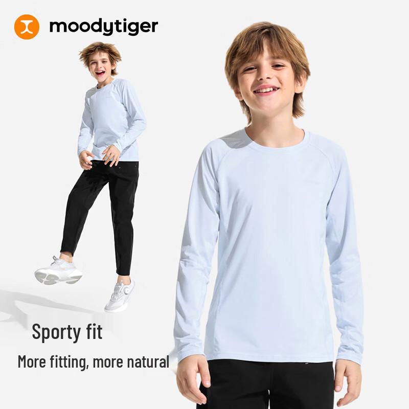 Moodytiger Kids' Breathable Long-Sleeve Sports T-Shirt
