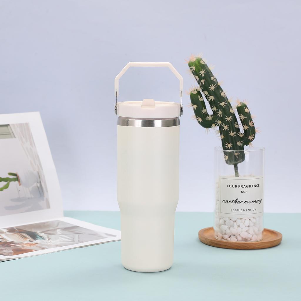 Термос из нержавеющей стали, кофейная чашка, портативная термокружка для путешествий и фитнеса, герметичная термос