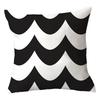 Однотонная простая новая черная геометрическая плюшевая наволочка для дома, ткань для дивана, подушка, наволочка