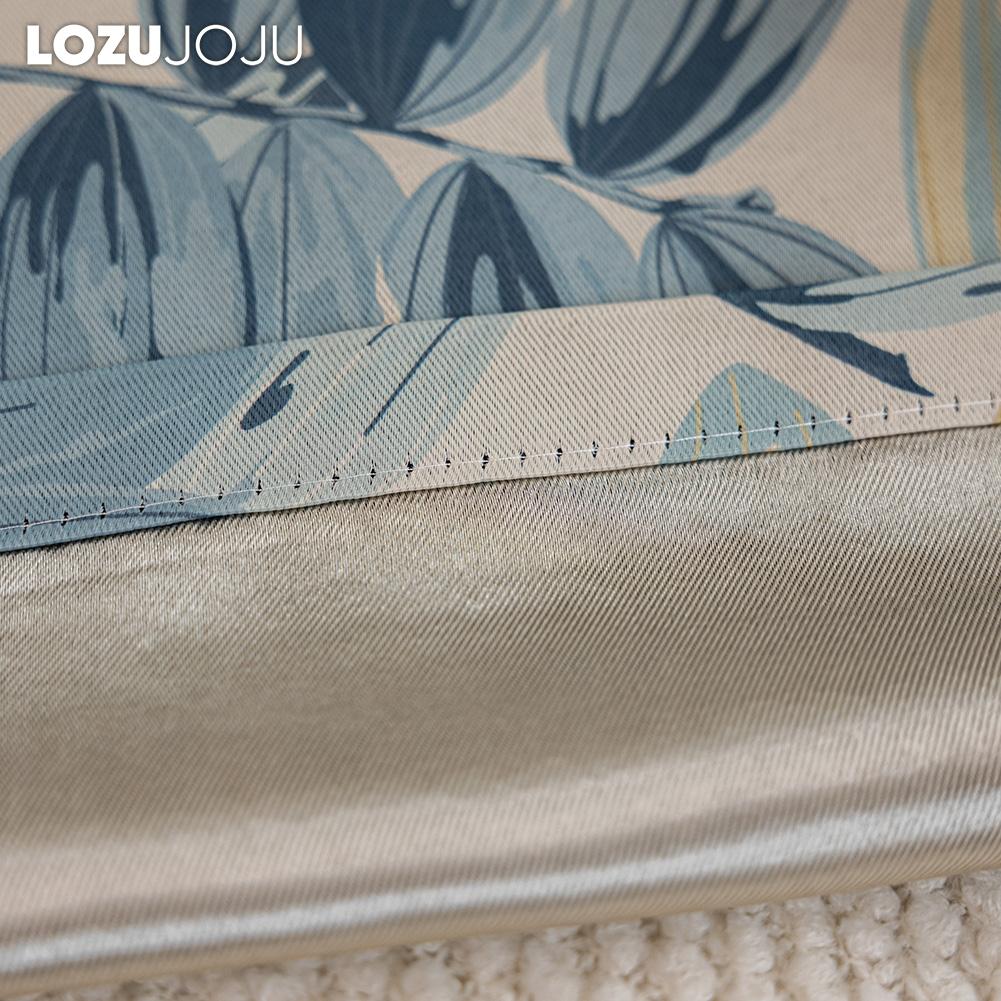 1 шт. LOZUJOJU, занавески с принтом свежих и целебных листьев и затенением 70-80% для спальни, гостиной, домашнего декора