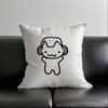 1 шт. Наволочка с котенком в наушниках, квадратная, для спальни, дивана, для отдыха, удобная подушка, для автомобиля, гостиной, домашнее украшение