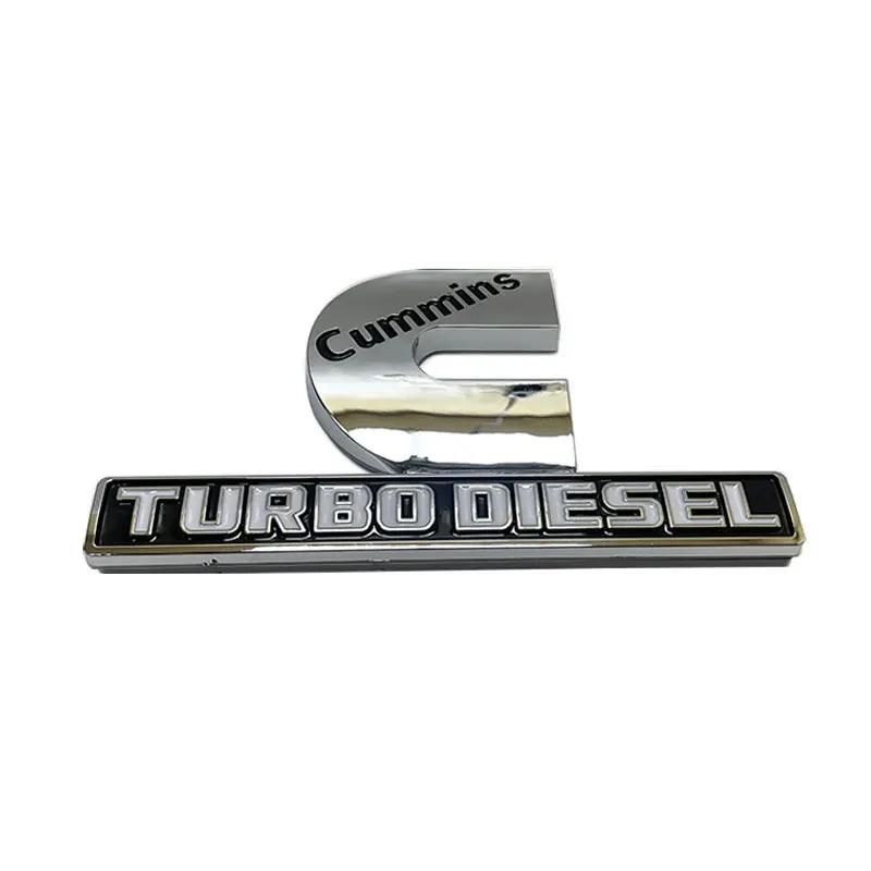 Автомобильные наклейки с логотипом CUMMINS TURBO DIESEL для пикапа Dodge RAM 1500 2500, аксессуары для тюнинга, декоративные наклейки на боковую часть кузова