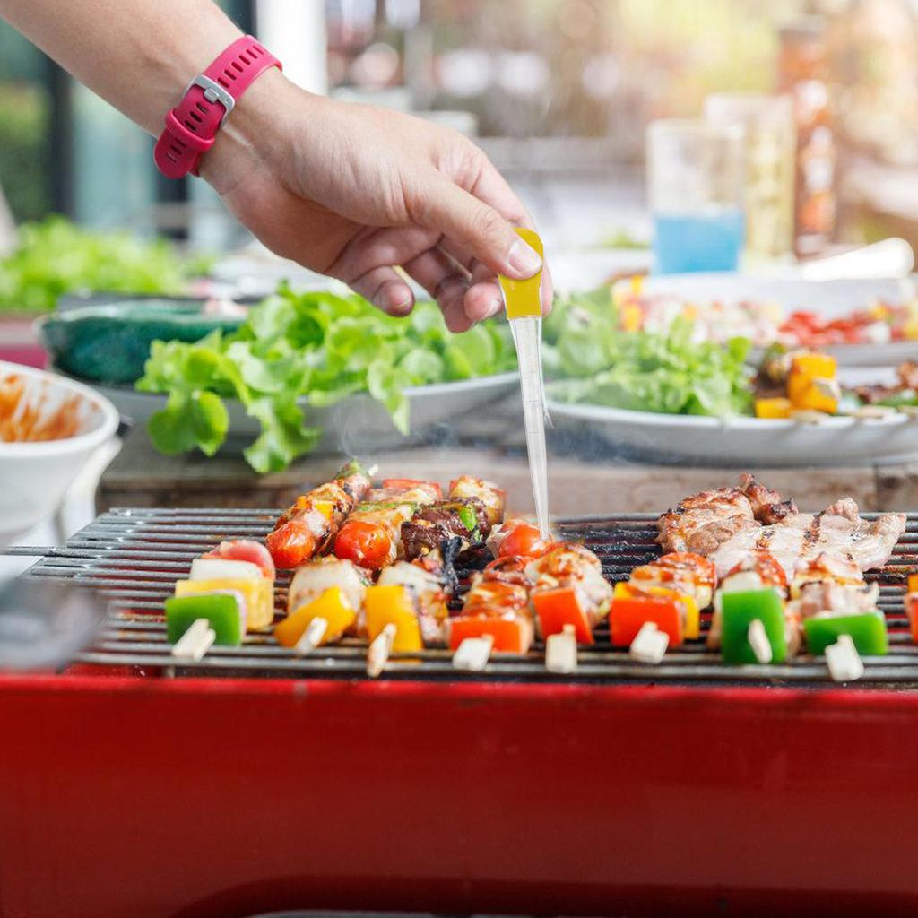 Syringe BBQ Greaser Kitchen Meat Baster Turkey Seasonings Injector Injection Tool