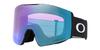Oakley Маска Fall Line L Матовый черный Iced Iridium Универсальный размер, Оправа/Линза Prizm,