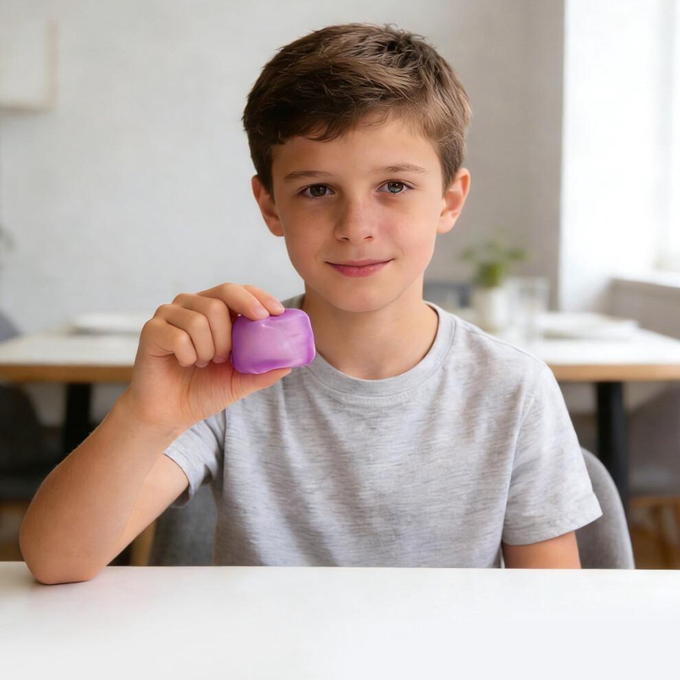 1pack Stress Cube Squishy Stress Balls for Adults Kids Sensory Fidget Toy for Your Best Mellow and Chill - Fidget Ice Cubes One Cube
