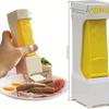 Премиальный нож-резак для продуктов из нержавеющей стали с функцией одного нажатия и эргономичной ручкой, идеально подходит для хлеба, сыра, масла и многого другого, идеален для дома