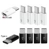 5 шт. Адаптер Micro USB на Type-C Адаптер для мобильного телефона Разъем Micro USB для Huawei Xiaomi Samsung Galaxy A7 Адаптер USB Typec