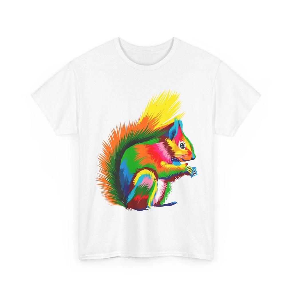 Squirrel Shirt, Animals Rodents Lovers Squirrel Colorful Women Men T-shirt