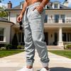 Spring/Autumn Men's Relaxed Fit Waffle Weave Casual High-Street Outdoor Sports Commuter Hip-Hop Workwear Breathable Sweatpants