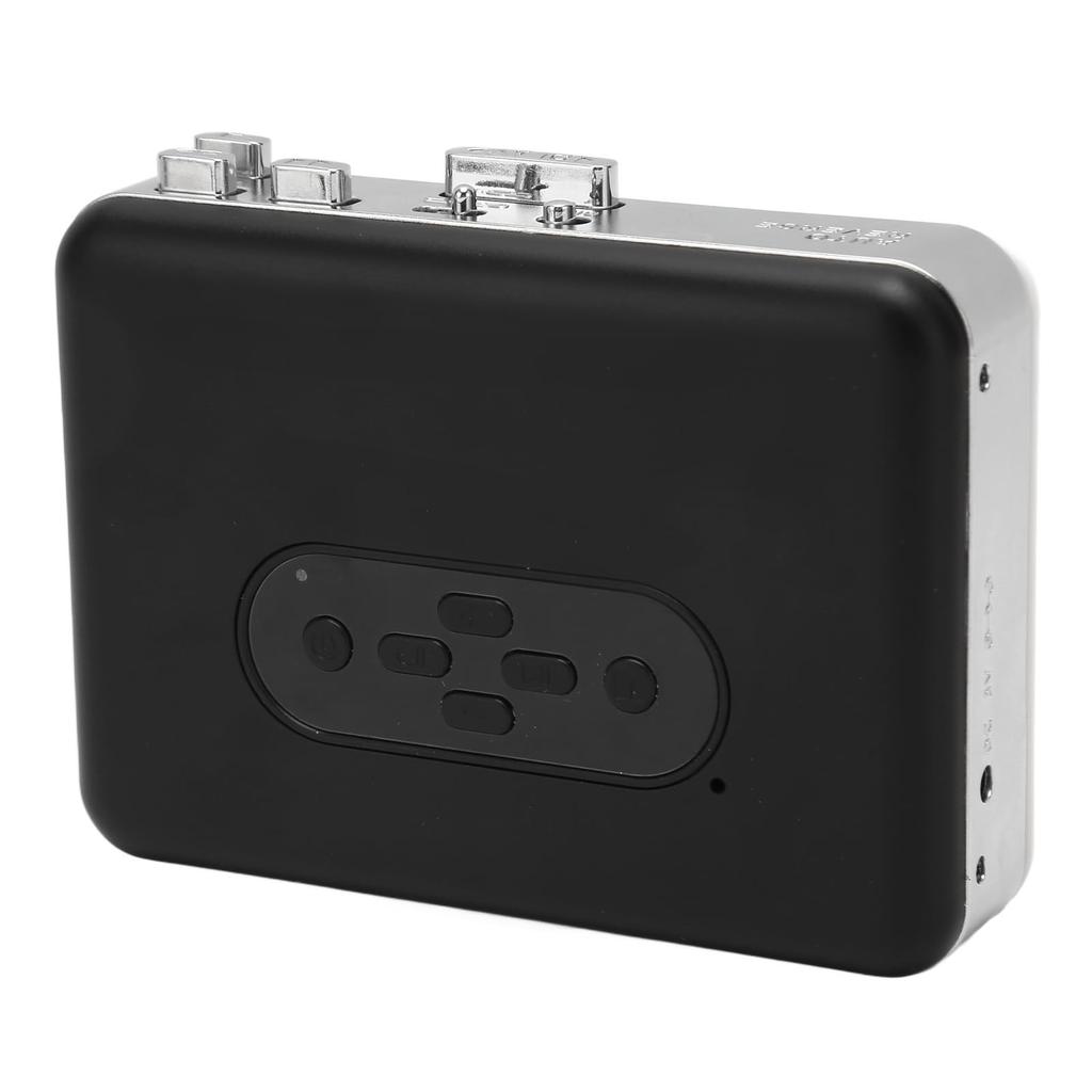 Portable Cassette Tape Recorder with Stereo Auto Plug and Headphone Jack Compatible Cassette Tape Player Recorder for Home and Car Use Player, Output,