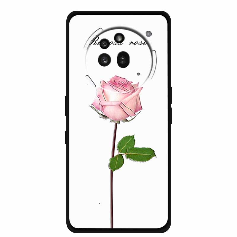 3D Тисненый Чехол Для Nothing Phone 3A Pro Чехол 3 A Pro Coque Цветы Черный Силикон Мягкая Задняя Крышка Для Nothing Phone3A Pro Чехол