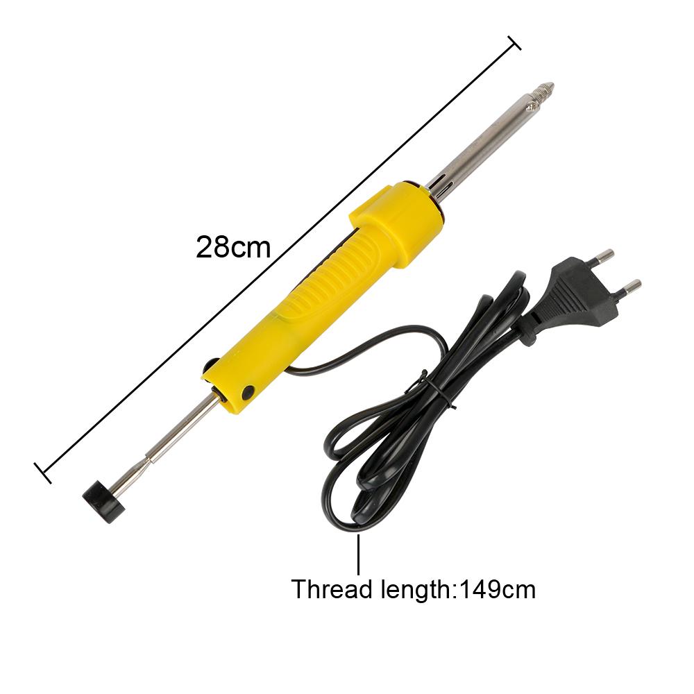 Электрический утюг для олова, присоска, 220 В, 30 Вт, ручной инструмент, электрический паяльник, сварочное оборудование, вилка европейского стандарта, прецизионный сварочный инструмент