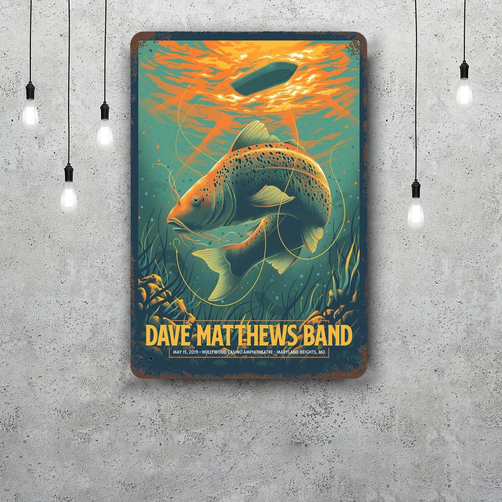 dave matthews band Metal Signs wall decor Vintage Tin Signs Captain Metal Poster Decor for Bar Pub Club Wall Decoration
