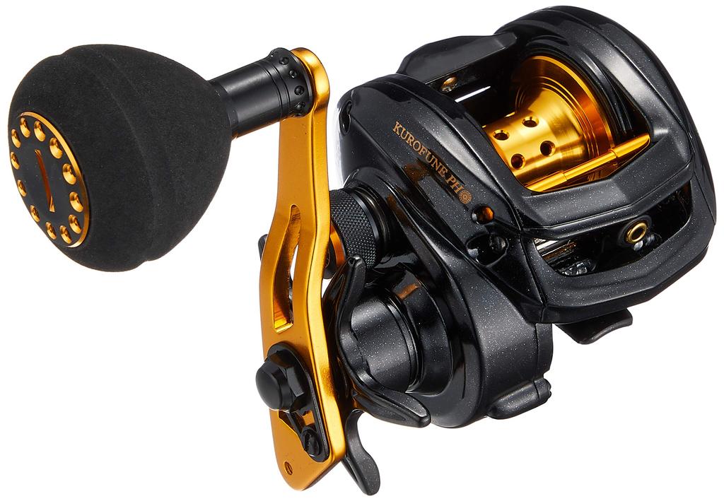 AbuGarcia KUROFUNE PH Left Hand Boat Fishing Small Boat Fishing Power Handle Double Shaft Reel (Kurofune LT)