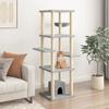 VidaXL Cat Tree with Sisal Scratching Posts Light Grey 154 Cm 172056