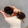 Fashion Small Frame Vintage Round Sunglasses Classic Luxury Oval Sun Glasses Trendy UV400 Shades for Women & Men