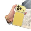 Совместимо с iPhone: 17 Чехол с текстурой кожуры личи, Пленка на объектив Apple 16 Pro Max, 15 Пылезащитный чехол.