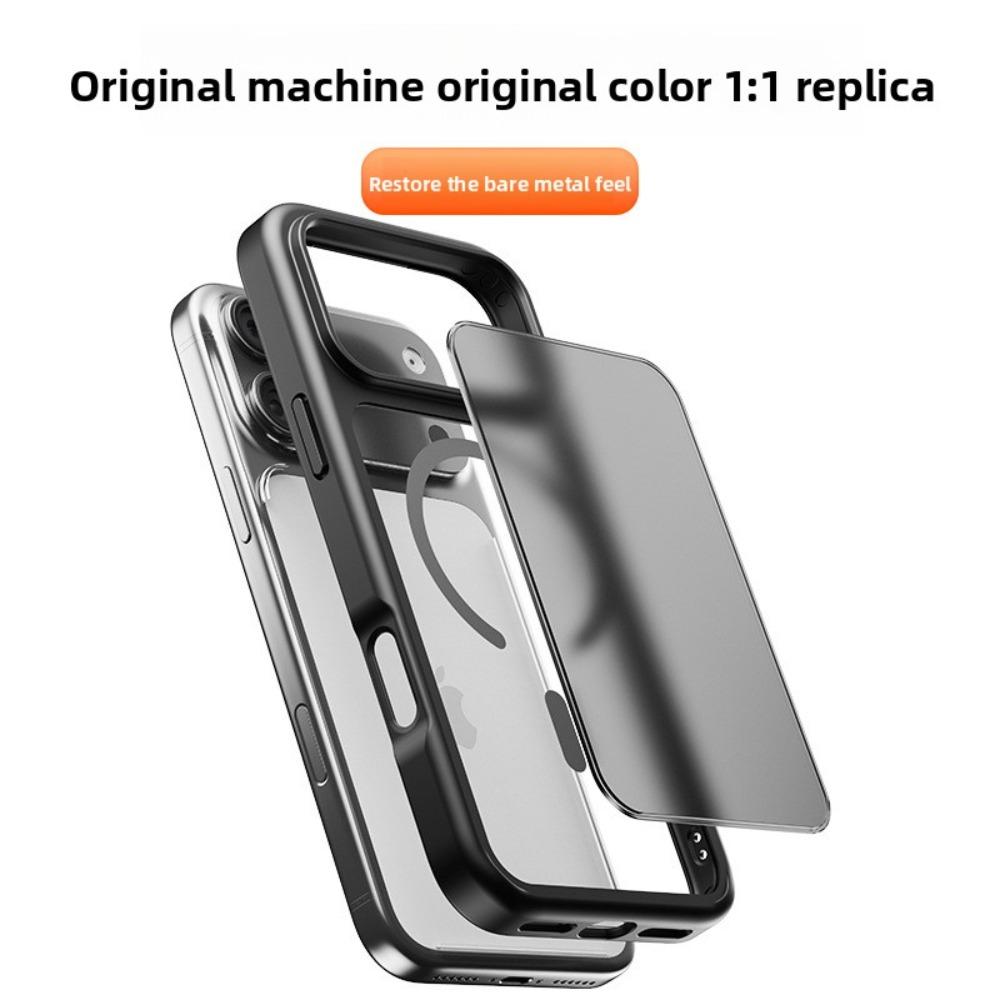 Для Magsafe Матовый Прозрачный Чехол для Телефона для iPhone 17 Air 16 15 14 Plus 13 12 17 Pro Max Магнитный Беспроводная Зарядка Ударопрочный Чехол