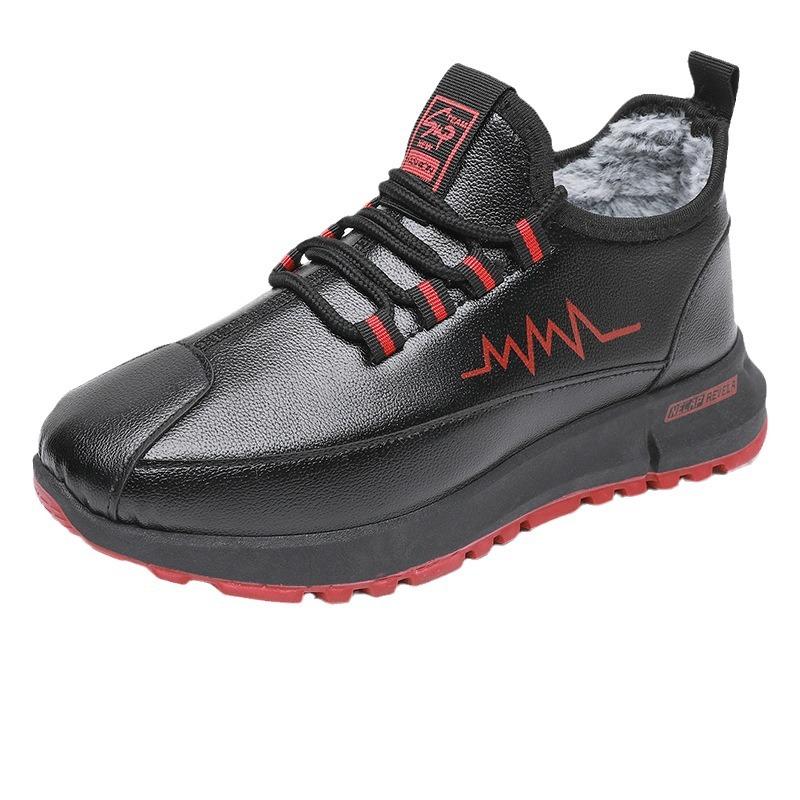 Женские зимние кроссовки на подкладке из искусственного меха, уличные противоскользящие теплые спортивные туфли на шнуровке, повседневные легкие кроссовки на флисовой подкладке для женщин