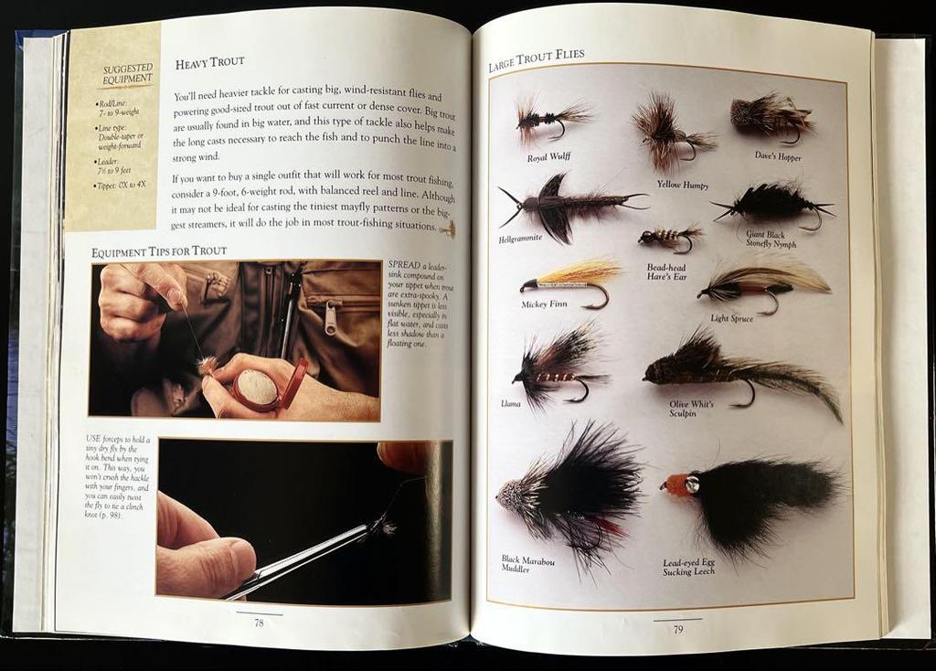 [USED] Foreign book photo collection FLY FISHING EQUIPMENT & SKILLS Fly