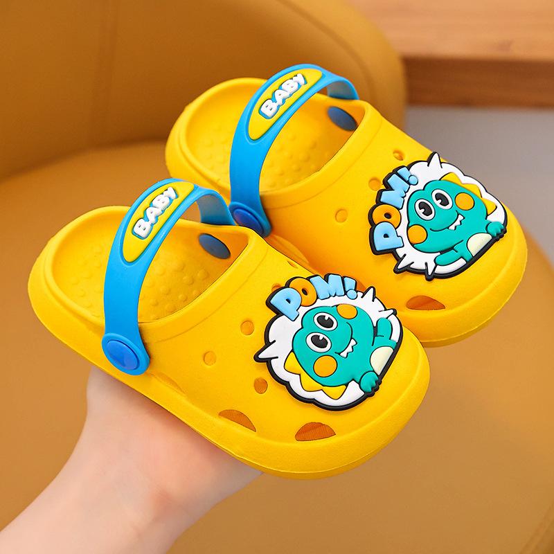 Cartoon Boy's Shoes, Indoor Soft-bottom Anti-slip Girls' Flip-flops