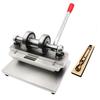 YVOKERN Leather Hand Press Manual Die Cut Embossing Machine Leather Paper Craft Cutter Pattern Mold Stamping Metal & (All Body)