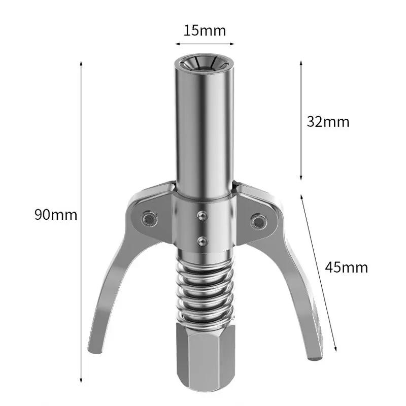 Grease Gun Coupler 10000 PSI NPTI/8 Oil Pump Quick Release Grease Tip Tool Car Syringe Lubricant Tip Grease Nozzle for Repair
