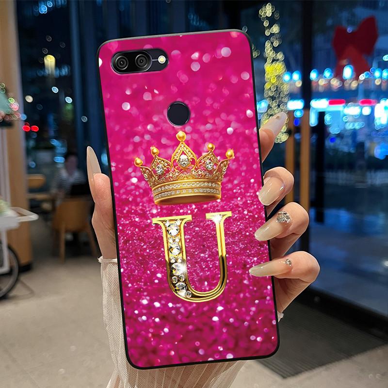 Newest Letter Crown Design Phone Casing For ASUS Zenfone Max Plus (M1) ZB570TL Black Case Bumper Silicone Shockproof Soft Cover