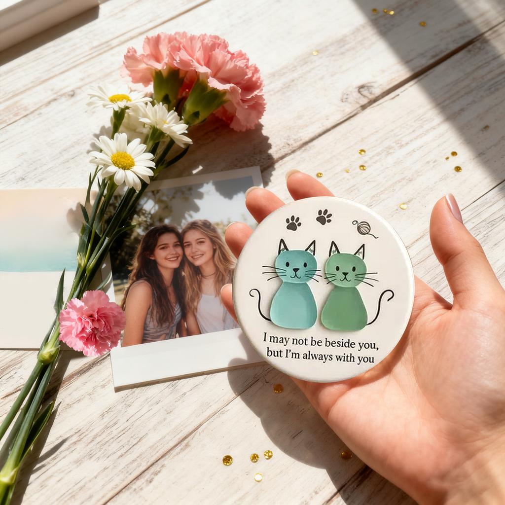 2d Acrylic Heart Shaped Sea Glass Friendship Decor,Friendship Heart Keepsake,Friendship Heart Ornament For Tree Hanging Ornaments,