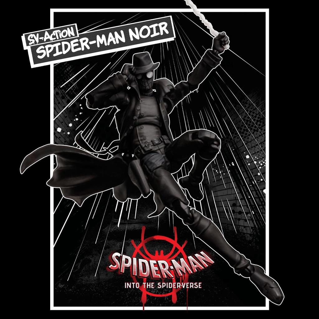 Into the SV Action Noir ABS PVC Painted Complete Action Figure Spider-Man Spider-Verse Spider-Man Non-Scale &